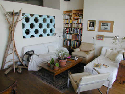 Living Area with Art